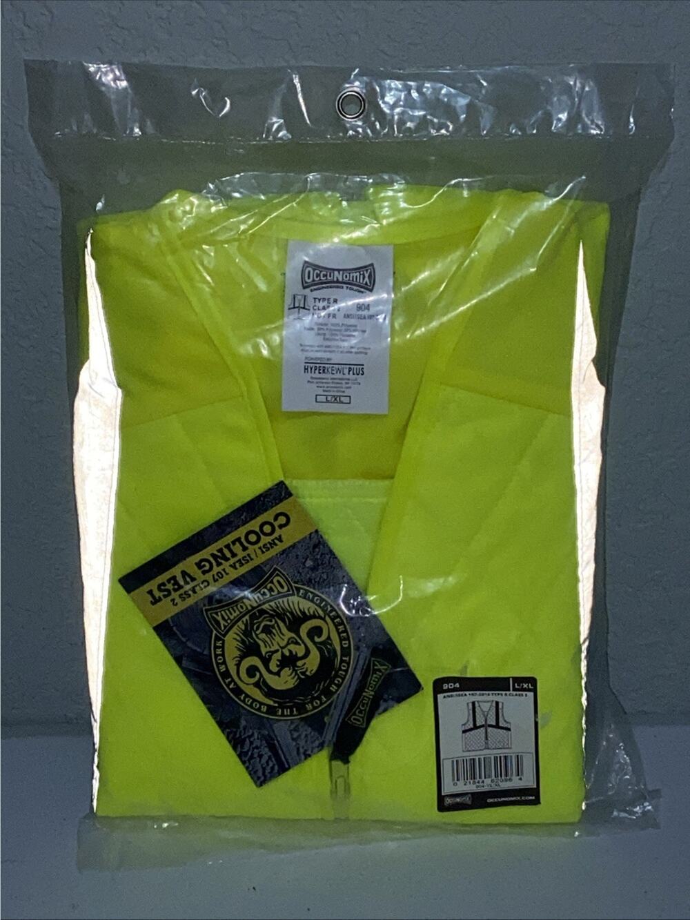 OccuNomix Cooling Vest Size‎ L/XL Large Extra Large ANSI ISEA 107 Class 2 NEW